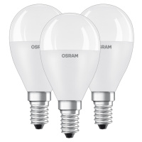 3PAK LED žárovka LED E14 P45 7W = 60W 806lm 3000K Teplá 200° OSRAM VALUE