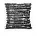 Forbyt, Návlek na polštář, Stříbrné pruhy, 40 x 40 cm, černý