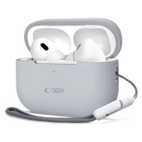 Pouzdro TECH-PROTECT SILICONE APPLE AIRPODS PRO 1 / 2 CRAYON GREY (5906302313679)