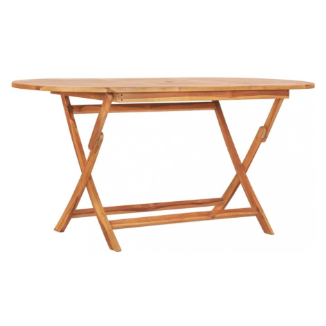 Skládací zahradní stůl teakové dřevo Dekorhome,Skládací zahradní stůl teakové dřevo Dekorhome vidaXL