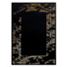 Kusový koberec Gloss 408C 86 glamour black/gold 80x150 cm