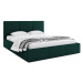 BMS Manželská postel HAILEY 3 | bez matrace 160 x 200 cm Barva: Zelená