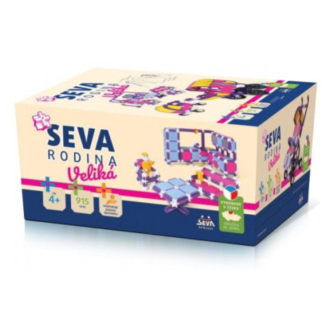 Seva stavebnice, rodina 915 ks Teddies