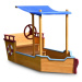 Marimex | Dřevěné pískoviště - tvar loď | 11640433