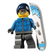 Lego® 8805 minifigurka snowboardista