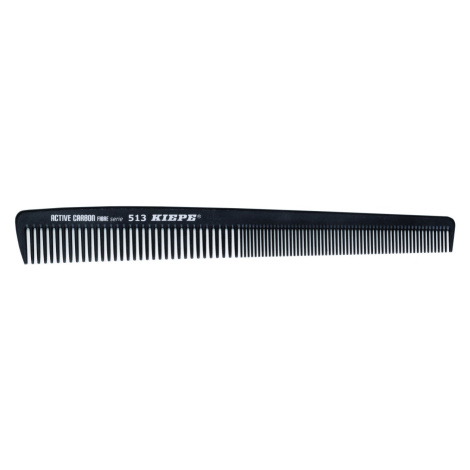 Kiepe Active Carbon Fibre comb - profesionální kombinované hřebeny 513 - 180 x 22 mm