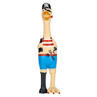 Reedog Duck Pirate, latexová pískací hračka, 23 cm