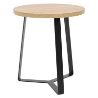 Konferenční stolek Madox 45x50 přírodní/kov