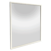 Zrcadlo Naturel Oxo v bílém rámu, 80x80 cm, ALUZ8080B
