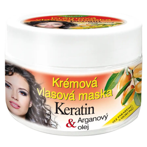 Bio Bione Maska na vlasy Arganový olej a Keratin 260 ml