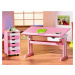 Dětský rostoucí psací stůl Halmar CECILIA 109x63x55 cm růžová