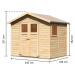 Dřevěný domek KARIBU DALIN 1 (14438) SET LG2087