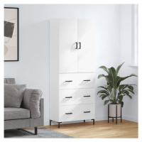 vidaXL Skříň highboard bílá 69,5 x 34 x 180 cm kompozitní dřevo