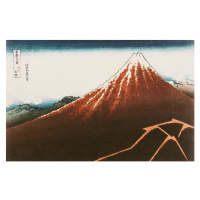 Obrazová reprodukce Fuji above the Lightning',, Katsushika Hokusai, 40 × 26.7 cm