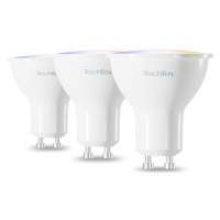 TechToy Smart Bulb RGB 4.7W GU10 ZigBee 3ks Bílá