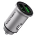 Vention Two-Port USB A+A (18W/18W) Car Charger Gray Mini Style Aluminium Alloy Type