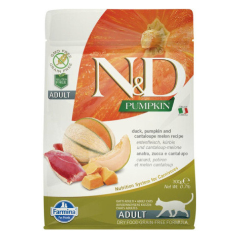 N & D GF Pumpkin CAT Duck & Cantaloupe melon 300g N&D