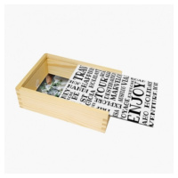 Dřevěná krabička, Cestování, 12x17 cm