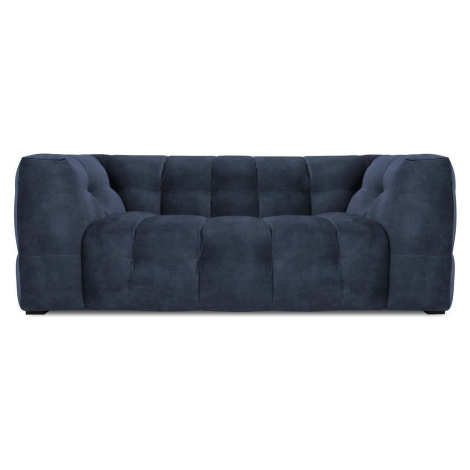 Modrá sametová pohovka Windsor & Co Sofas Vesta, 208 cm