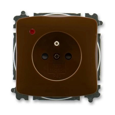 ABB Tango zásuvka hnědá 5599A-A02357 H s přepěťovou ochranou