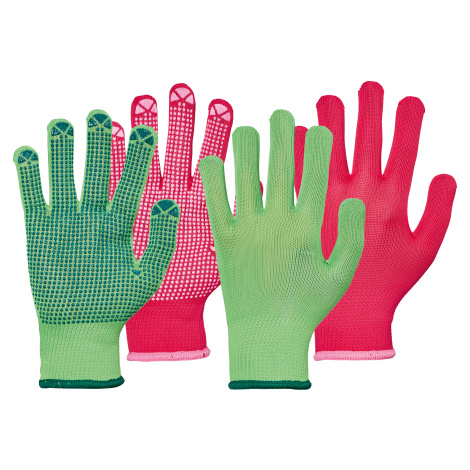 Parkside® Zahradní rukavice, 2 páry (růžová/zelená, 9)