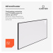 Klarstein Wonderwall Smart Bornholm, infračervený ohřívač, 120 x 60 cm, 770 W, aplikace