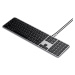Satechi Slim W3 USB-C BACKLIT Wired Keyboard ST-UCSW3M Vesmírně šedá