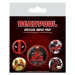 Sada odznaků - Deadpool