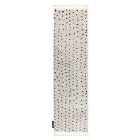 Běhoun Berber Syla B752 dots cream 70x300 cm