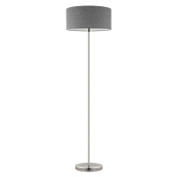 Eglo Eglo - Stojací lampa TUNJA 1xE27/60W/230V matný chrom/šedá