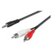 PremiumCord Kabel Jack 3, 5mm-2xCINCH M/M 15m
