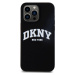 DKNY Liquid Silicone Arch Logo MagSafe kryt iPhone 12/12 Pro černý