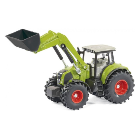 SIKU Traktor s předním nakladačem a přívěsem 1:50