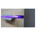 ArtAdrk Koupelnová sestava LAURO Barva: LED osvětlení polic - RGB vícebarevné