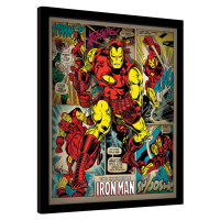 Obraz na zeď - Iron Man - Retro, 30 × 40 cm