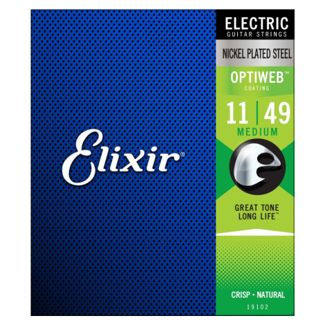 Elixir OPTIWEB 19102 - Struny na elektrickou kytaru - sada