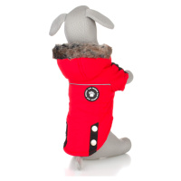 Vsepropejska Ronys zimní bunda pro psa Barva: Červená, Délka zad (cm): 41, Obvod hrudníku: 52 - 