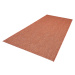 Hanse Home Collection koberce Běhoun Meadow 102725 Terracotta – na ven i na doma - 80x200 cm