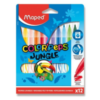 Fixy Color Peps Jungle 12 barev Maped