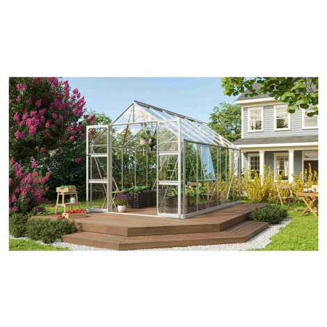 skleník VITAVIA OLYMP 9900 čiré sklo 3 mm stříbrný LG3812 Vitavia Garden