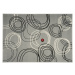 Alfa Carpets  Kusový koberec Circles grey - 120x170 cm