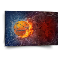 Sablio Obraz Basketbalový míč - 120x80 cm