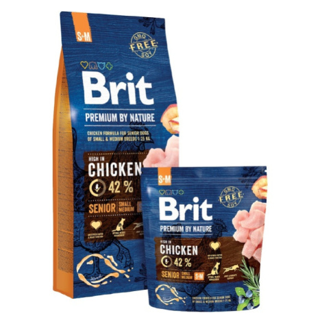 Brit Premium Dog by Nature Senior S+M 3kg