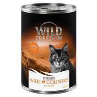 Wild Freedom konzervy, 24 x 400 g za skvělou cenu! - Adult Sterilised Wide Country Sterilised – 