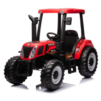 Dětský elektrický traktor Strong 24V | 400W červený