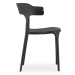 Set jídelních židlí ULME černé (4ks)