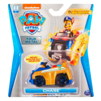 Spin Master Paw Patrol kovová autíčka super hrdinů - Chase