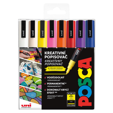 Akrylový fix Posca, sada, 16ks  PC-3M