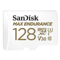 SanDisk MicroSDXC 128GB Max Endurance + SD adaptér