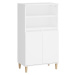 vidaXL Skříň highboard bílá 60 x 36 x 110 cm kompozitní dřevo